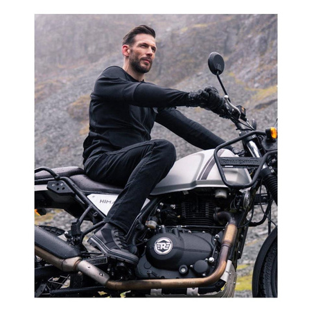 Jeansy motocyklowe KNOX RICHMOND MK3 SHORT BLACK czarny