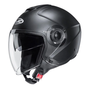 Kask otwarty HJC I40N SEMI FLAT BLACK czarny mat