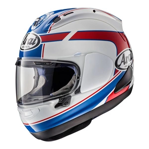 Kask integralny ARAI RX-7 V EVO SCHWANTZ DESIGN biały niebieski czerwony