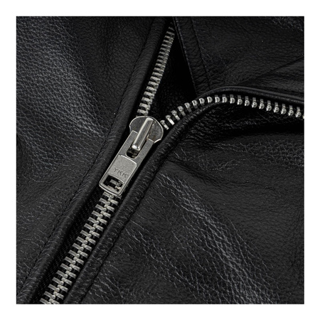 Kurtka skórzana motocyklowa ramoneska OZONE RAMONES czarna