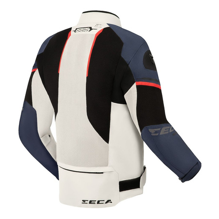 Kurtka tekstylna SECA AIRFLOW III GREY/NAVY szary granatowy