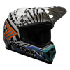 Kask cross BELL MX-9 MIPS TAGGER CHECK ME OUT GLOSS WHITE/BLACK biały czarny mat czerwony fluo niebieski zielony