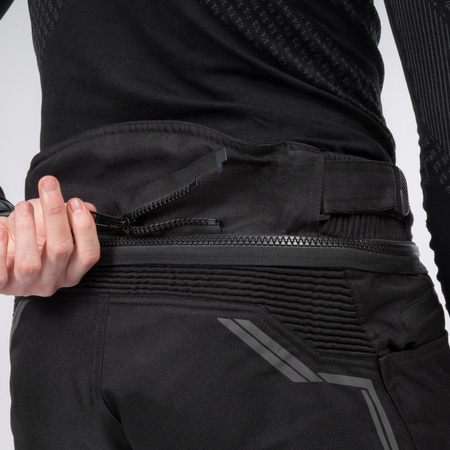 Spodnie tekstylne OZONE UNION II BLACK czarny