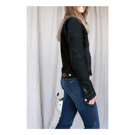 Jeansy motocyklowe damskie BROGER FLORIDA WASHED BLUE niebieski