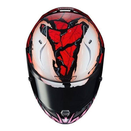 Kask integralny HJC R-PHA 11 MARVEL CARNAGE RED/BLACK czerwony różowy pomarańczowy czarny biały