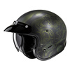 Kask otwarty HJC V31 FLAME BLACK czarny