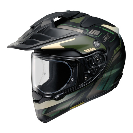 Kask integralny SHOEI HORNET-ADV06 INVIGORATE TC-4 czarny zielony