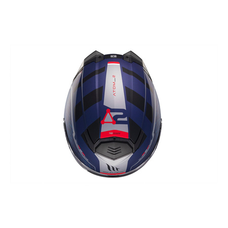 Kask szczękowy MT ATOM 2 SV DESTINY C7 MATT niebieski