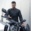 Kurtka motocyklowa tekstylna Rebelhorn Hiflow IV czarno-żółty fluo