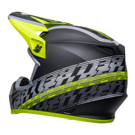 Kask cross BELL MX-9 MIPS OFFSET MATTE BLACK/HI-VIZ YELLOW czarny szary żółty fluo