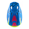 Kask cross ALPINESTARS SUPERTECH S-M8 RADIUM AQUA/FLUO YELLOW/NAVY niebieski żółty fluo zielony