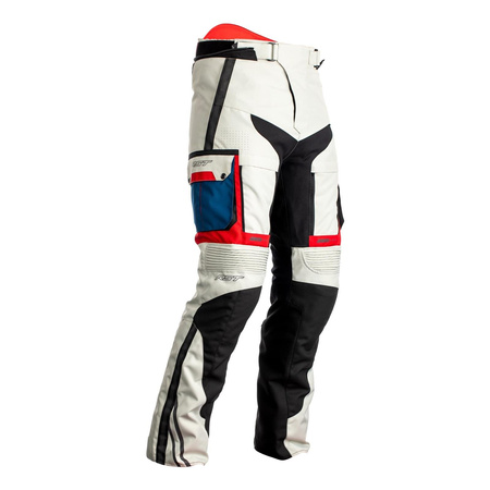 Spodnie tekstylne RST PRO SERIES ADVENTURE X CE ICE/BLUE/RED/BLACK szary granatowy czerwony