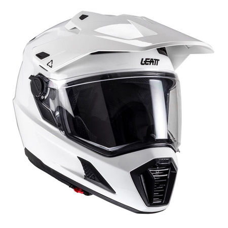 Kask cross z goglami LEATT KIT ADV 8.5 V25 WHITE biały