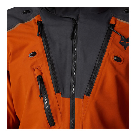 Kurtka tekstylna FOX DEFEND GORE-TEX ADV BURNT pomarańczowy szary