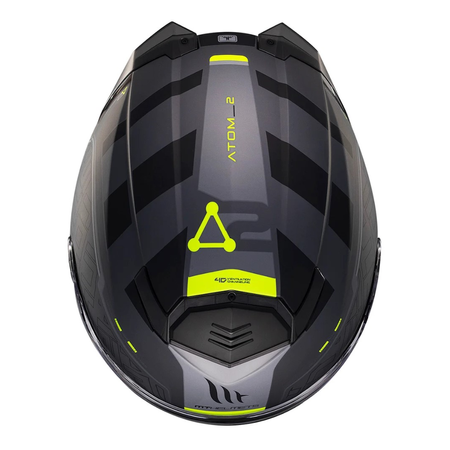 Kask szczękowy MT ATOM 2 SV DESTINY MATT BLACK/GREY