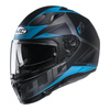 Kask integralny HJC I70 ELUMA BLACK/BLUE czarny mat szary niebieski