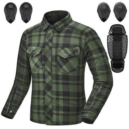 Koszula motocyklowa SHIMA RENEGADE MEN 2 GREEN zielony