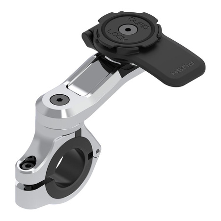 Podstawa QUAD LOCK PRO montowana na kierownicy CHROME srebrny