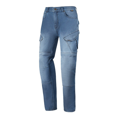 Jeansy motocyklowe SECA SQUADRON BLUE niebieski