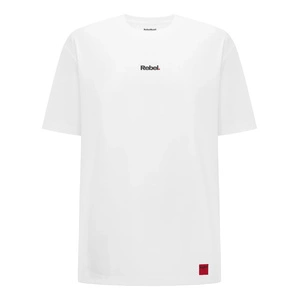 Koszulka T-shirt REBELRUSH REBEL OVERSIZE WHITE biały
