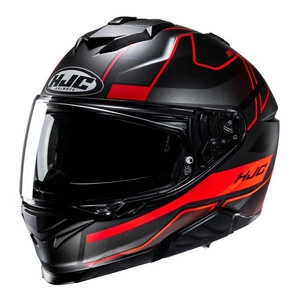 Kask integralny HJC I71 IORIX BLACK/RED czarny czerwony