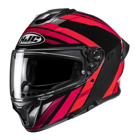 Kask integralny HJC C71 FABER RED/BLACK czerwony czarny