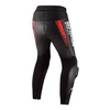Spodnie skórzane SHIMA STR 2.0 RED czarny czerwony