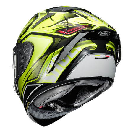 Kask integralny SHOEI X-Spirit 3 Aerodyne TC-3 żółty czarny biały czerwony