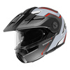 Kask szczękowy SCHUBERTH E1 ECE ENDURANCE GREY szary czerwony czarny