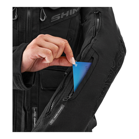 Kurtka tekstylna damska SHIMA TRACKER LADY BLACK czarny