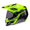 Kask cross z goglami LEATT KIT ADV 8.5 V25 HI-VIZ żółty fluo czarny