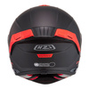 Kask integralny NZI WAKE STREAM BOOSTER SOLID BLACK RED MATT czarny czerwony