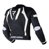 Kurtka skórzana REBELHORN PISTON II PRO BLACK/WHITE czarny biały