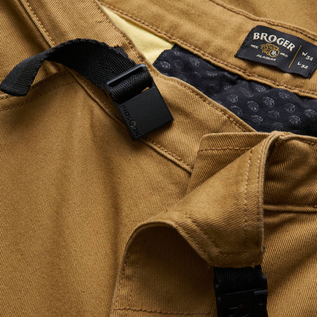Jeansy motocyklowe BROGER ALASKA II JOGGER FIT CARAMEL beżowy