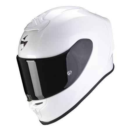 Kask integralny SCORPION EXO-R1 AIR SOLID PEARL WHITE biały