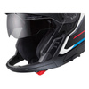 Kask otwarty SCHUBERTH J2 ECE SIGMA BLUE biały niebieski czerwony czarny
