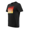 Koszulka T-shirt DAINESE STRIPES BLACK/RED czarny czerwony