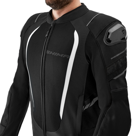 Kurtka tekstylna SHIMA MESH PRO 2.0 BLACK/WHITE czarny biały