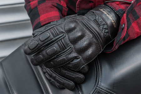 Rękawice szosowo-turystyczne SHIMA AVIATOR BLACK czarny
