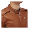 Kurtka skórzana SHIMA HUNTER+ 2.0 LIGHT BROWN brązowy