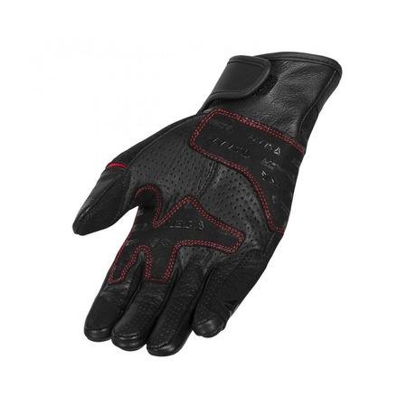 Rękawice miejskie SECA AXIS MESH II RED czarny czerwony