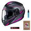 Kask integralny HJC CS-15 TRION BLACK/PINK szary czarny różowy
