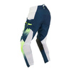 Spodnie cross FOX 180 FLORA DARK INDIGO granatowy żółty fluo