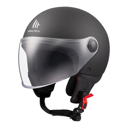 Kask otwarty MT STREET S SOLID MATT BLACK czarny mat
