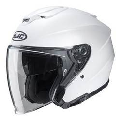Kask otwarty HJC I30 SEMI FLAT PEARL WHITE biały mat