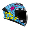 Kask integralny HJC C71 SQUEEZE BLUE/YELLOW niebieski żółty różowy czarny