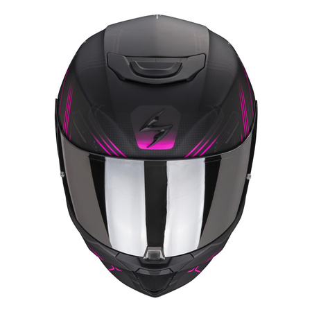 Kask integralny SCORPION EXO 391 SPADA MATT BLACK/PINK czarny różowy