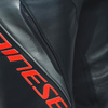 Kombinezon dwuczęściowy DAINESE LAGUNA SECA 5 BLACK/FLO RED czarny czerwony fluo