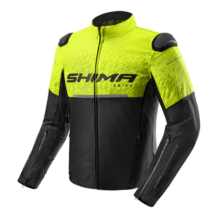 Kurtka tekstylna SHIMA DRIFT MEN FLUO żółty fluo czarny