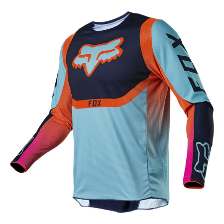 Bluza cross FOX 360 VOKE AQUA niebieski granatowy czerwony fluo różowy
